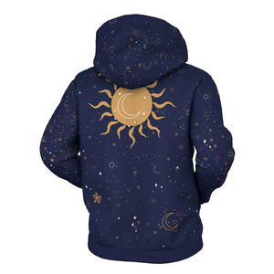 Sweat-shirts à capuche unisexes personnalisables avec logo, fermeture éclair, impression en relief, en polyester/coton tricoté anti-boulochage, pour l'hiver, hommes, femmes, enfants - Product Image 2