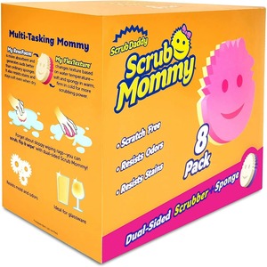 Scrub Daddy Scrub Mommy Variety Pack - Éponge à vaisselle multi-usages sans rayures - Sans BPA et fabriquée avec de la mousse polymère (lot de 8) - Product Image 4