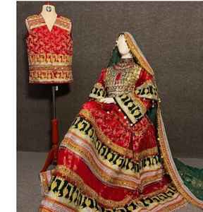 Vestidos Afganos Bordados KUCHI Hechos a Mano de Alta Calidad para Mujer Talla Grande en Conjunto de 3 Piezas a Precio de Mayoreo y MOQ Bajo 2026 - Product Image 5