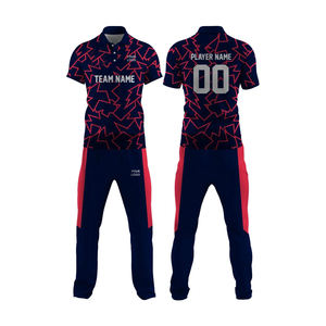 เสื้อคริกเก็ตทีมออกแบบได้ตามต้องการเครื่องแบบคริกเก็ตแบบระเหิดเสื้อโปโลปากีสถานและสหรัฐอเมริกา2026คริกเก็ตอังกฤษ - Product Image 1