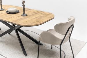 Elegante Juego de Comedor Moderno de Acero Inoxidable con Mesa Fija y 6 Sillas, un Complemento Estiloso para la Cocina o el Comedor de una Villa - Product Image 4