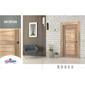 Puerta de Seguridad Interior de Acero de Construcción Robusta, Precio Directo de Fábrica ABSDOOR INTERON, para Villas, Hoteles, Apartamentos, Manual - Product Image 5