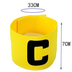 Brazalete de fútbol de poliéster elástico personalizado al por mayor, producto deportivo y de entretenimiento de calidad con logotipo único - Product Image 1
