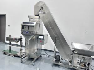 Machine de pesage et de remplissage semi-automatique de sucre granulé 5g-5kg, pour sachets ou sacs en plastique ou en papier alimentaire - Product Image 2