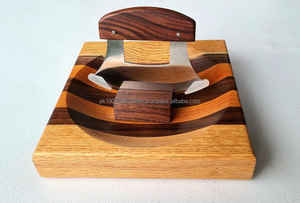 มีดตัดพิซซ่าสีเงินอเนกประสงค์พร้อมปลอกหนังทำจากสแตนเลสอเนกประสงค์เป็นมิตรกับสิ่งแวดล้อมแบบดั้งเดิม - Product Image 6