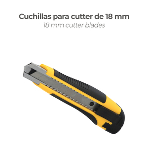Lama per Taglierina 18 mm. (Confezione da 10 Pezzi) Acciaio al Carbonio. - Product Image 4