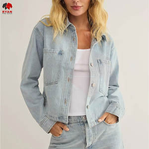 Chaqueta Vaquera de Mezclilla para Mujer de Primera Calidad con Ajuste Moderno y Material de Mezclilla de Algodón Duradero - Product Image 5