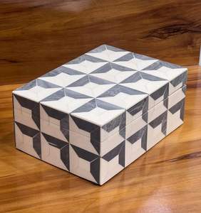 Caja de almacenamiento de caja de joyería de hueso Natural indio de Venta caliente caja de almacenamiento de joyería personalizada decorativa hecha a mano por Dios gracia en el extranjero - Product Image 5