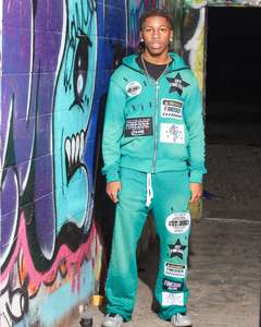 Dernier design, nouveau style, survêtement à impression en relief, streetwear, survêtement à impression en relief le plus vendu - Product Image 4