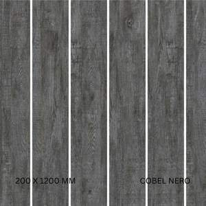 Azulejos de madera mate rústica antideslizante de estilo moderno de 600x600mm, adhesivo fácil para cocina, escalera, pasillo, pared Interior, villas, Apartamentos - Product Image 3