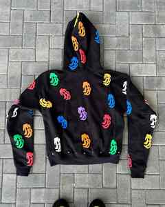 ชุดเซ็ตฮู้ดดี้และกางเกงจ็อกเกอร์ปักลายแบบสั่งทำพิเศษ คุณภาพสูง ระบายอากาศได้ดี ทรงโอเวอร์ไซส์ สไตล์สตรีทแวร์ ปี 2026 - Product Image 2