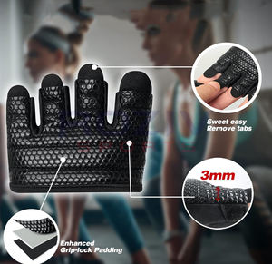 Hot <b>Sale</b> Custom Half-finger Neoprene High Quality Unisex <b>Weight</b> Lifting Gloves Gym Support Extra Grip Breathable Fitness - Product Image 5