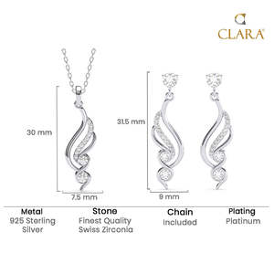 Compre en Línea Conjuntos de Pendientes de Plata de Ley 925 de Primera Calidad para Bodas - Product Image 5