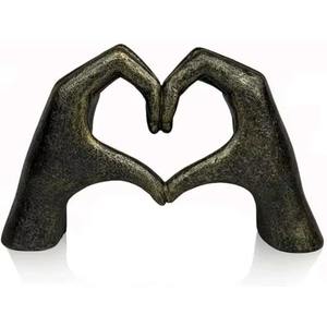 Freshly arrival iron couple figurines sculptures promote positive energy by symbolizing unity and companionship - Product Image 5