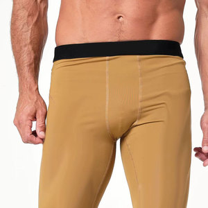 Factory Direct Price High Quality <b>Men</b> <b>Compression</b> <b>Leggings</b> Custom Color Lightweight Quick Dry Breathable Spandex/Polyester - Product Image 4