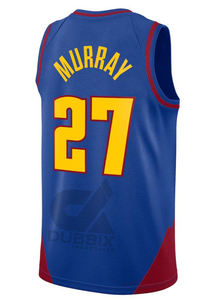 เสื้อบาสเก็ตบอลเดนเวอร์ ปี 2025 คุณภาพสูง ปักโลโก้ตามสั่ง ผ้าโพลีเอสเตอร์ 100% ระบายอากาศได้ดี ชุดทีมพร้อมลวดลาย 3 มิติ - Product Image 3