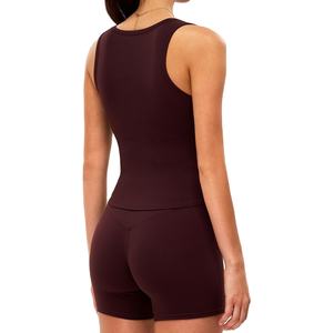 Camisetas sin Mangas Ajustadas para Gimnasio, Transpirables, Camisetas sin Mangas Sólidas para Mujer, Camisetas Deportivas para Mujer - Product Image 6