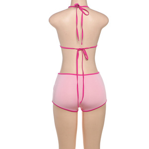 HOT Sexy tallas grandes 2025 Bikinis populares de moda Verano Señoras Conjunto de pantalones cortos de dos piezas - Product Image 3