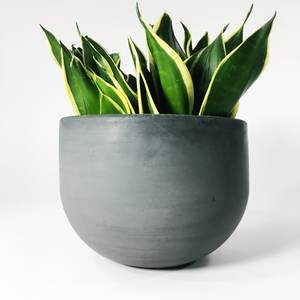 Vase en béton de conception antique couleur gris foncé pour la maison balcon jardin intérieur et extérieur Vases en béton décoratifs pour la décoration intérieure - Product Image 4