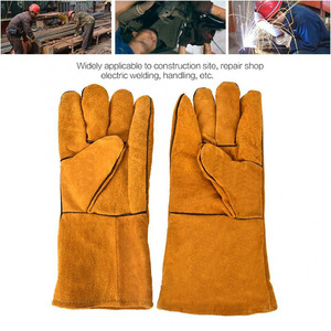 Gants de soudure en cuir de haute qualité, sur mesure, pour la protection des mains, la sécurité industrielle et le travail, pour hommes - Product Image 6