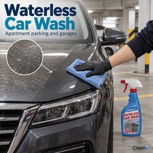 Spray Lavaggio Auto Senza Acqua 500ml, Detergente Auto Senza Risciacquo, Pulisce e Lucida con Cera Carnauba per Vernice, Vetro, Cromo, Moto OEM - Product Image 2