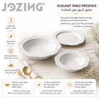 Vaisselle en céramique blanche en gros, stock disponible, assiettes et bols en porcelaine, vaisselle jetable pour hôtels, restaurants et fêtes