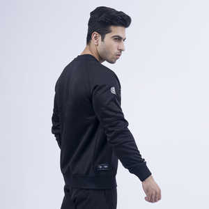 Sweat à capuche et sweat-shirt noir pour homme - Product Image 3