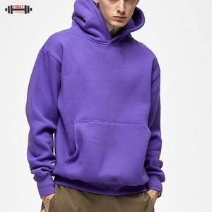 Best Quality French Terry Fleece Hoodie No <b>String</b> Custom 100% Cotton Regular Fit <b>Black</b> Winter Anti-Pilling Windproof 300gsm - Product Image 5
