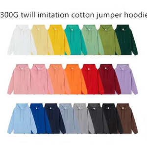 Sweat-shirt à capuche unisexe en coton épais 100% personnalisation gratuite hiver style décontracté sweats à capuche vierges en éponge pour hommes - Product Image 6