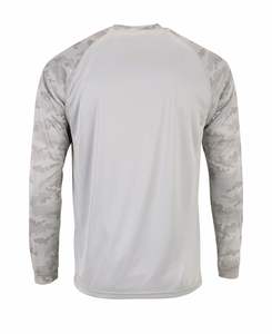 Camiseta de pesca de manga larga de torneo con protección UV personalizada al por mayor para hombres técnica de sublimación impresa impermeable a prueba de viento - Product Image 5