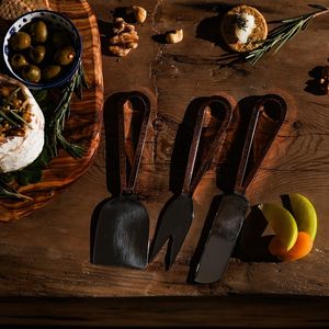 Hot Selling New Design Copper <b>Cheese</b> <b>Knives</b> <b>Set</b> <b>Cheese</b> Fork Stainless Steel <b>Cheese</b> Shaver <b>Set</b> - Product Image 4