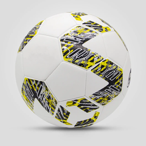 Ballon de football en vente chaude, ballon de football avec logo personnalisé, impression sportive, ballon de football pakistanais, taille 5, cousu à la machine, thermocollé - Product Image 3