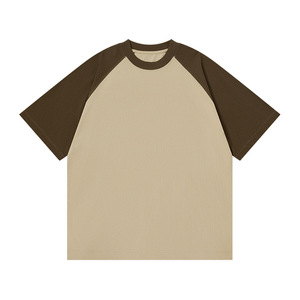 High Quality <b>Summer</b> 230gsm 100%Cotton Custom <b>Men'S</b> <b>T</b>-<b>Shirt</b> Insert Sleeve Oversized Clashing <b>T</b>-<b>shirt</b> for <b>men</b> - Product Image 1