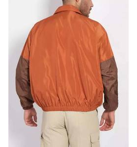 Veste coupe-vent de style tendance en gros, à blocs de couleur, grande taille, logo personnalisé, veste coupe-vent respirante pour hommes - Product Image 2