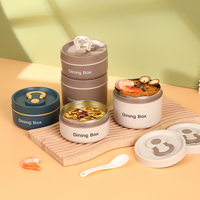 Conteneur alimentaire thermique portable en acier inoxydable de haute qualité, isolé sous vide, grande capacité, boîte à lunch scellée pour adultes