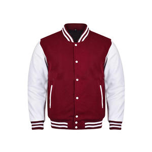 เสื้อแจ็กเก็ตทีมโรงเรียนทำจากหนังเสื้อแจ็กเก็ตเลตเทอร์แมนสำหรับใส่ไปวิทยาลัย - Product Image 1