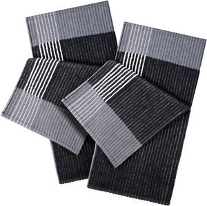 2025 estilo de lujo duradero suave acanalado algodón microfibra Toalla de Golf protección solar transpirable elegante diseño a rayas para rápido - Product Image 2