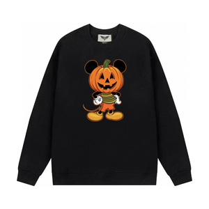 Halloween Butterfly Cat <b>Christmas</b> Custom Logo Front Sweatshirt Crew Neck Casual <b>Hoodie</b> 100% Cotton Solid Men Women - Product Image 1