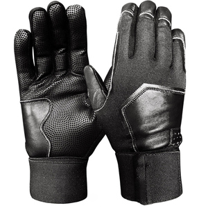 Guantes de bateo de béisbol de softbol de alta calidad, guantes de cuero genuino, servicio ODM OEM, guantes de bateo de béisbol para adultos a la venta - Product Image 4
