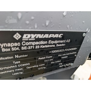 Rouleau compresseur DYNAPAC CC900G 2025 en état neuf - Product Image 5