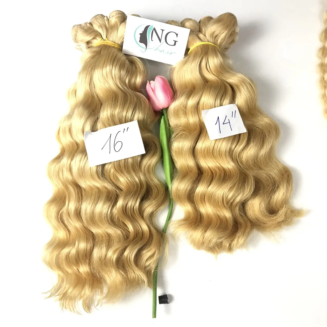 Wholesale 100% Vietnamese Human Hair Best Cheap Wavy Weft Hair Extensions Full Color, Made In Vietnam.