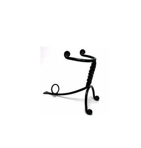 Corne Viking support en métal support support Excellente qualité Poli Corne à boire support en métal revêtement de couleur noire - Product Image 1