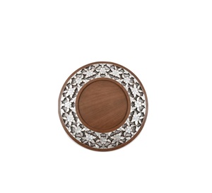 Plateau de service en bois arabe avec nacre pour servir des desserts élégants pendant le Ramadan, design moderne pour les célébrations sociales - Product Image 1