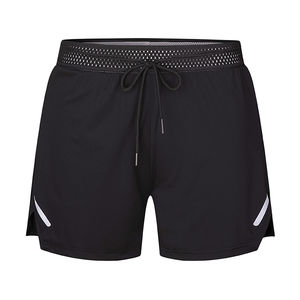 Shorts de sport de fitness High Street 2026, légers, respirants, en maille élastique, pour la salle de sport, le jogging, motif uni pour hommes - Product Image 1