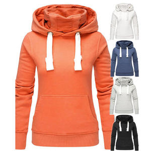 Sudadera con Capucha de Forro Polar Estampada para Hombre, Color Sólido, Corte Ajustado, Cálida para Invierno, con Logotipo Frontal - Product Image 5