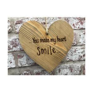 Wholesale Valentine's Day Wooden <b>Heart</b> Shaped Hanging Pendants Wedding Anniversary Themed Party Ornaments - Product Image 1