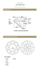 B2B d'vins Jewels ได้รับการรับรอง GIA เพชรสีขาวหลวม1.00 CT กลม g สี FL ไหลบริสุทธิ์บริสุทธิ์บริสุทธิ์การตัดอดีตขัดเงา - Product Image 4