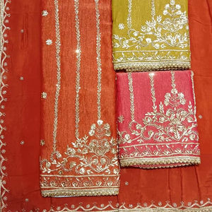 Trajes de fiesta bordados a mano sin costuras de diseñador moderno para mujer, moda india, fiestas de estilo tradicional hacia adelante - Product Image 1