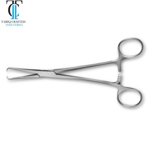 Pince à tenacule Pozzi en acier inoxydable, instrument chirurgical gynécologique pour la préhension cervicale - Product Image 5