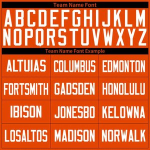 Custom Orange Basketball Jersey V-Neck Sleeveless Sublimated Print Team Name Number Personalized Unisex Adult Sport Wear - Product Image 5